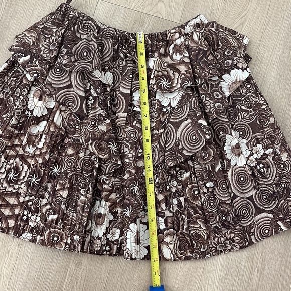 NWT Ulla Johnson Sigrid Skirt in Teak / Brown Floral - Picture 12 of 12